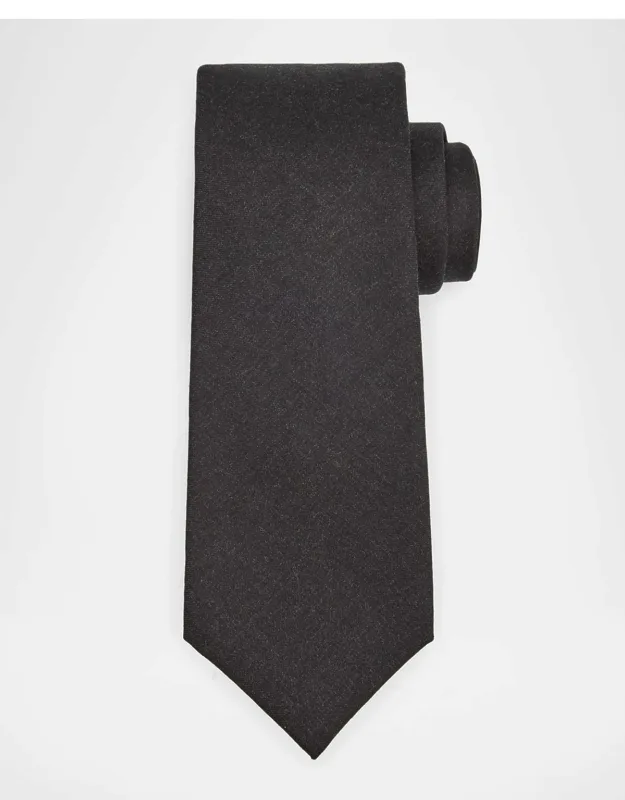 Solid Wool 7-fold Tie