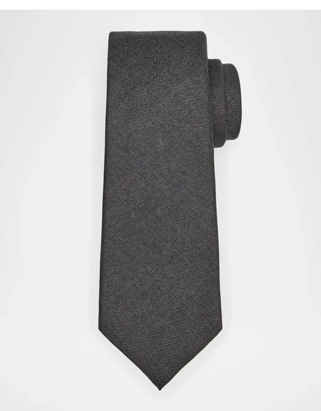 Solid Wool 7-fold Tie