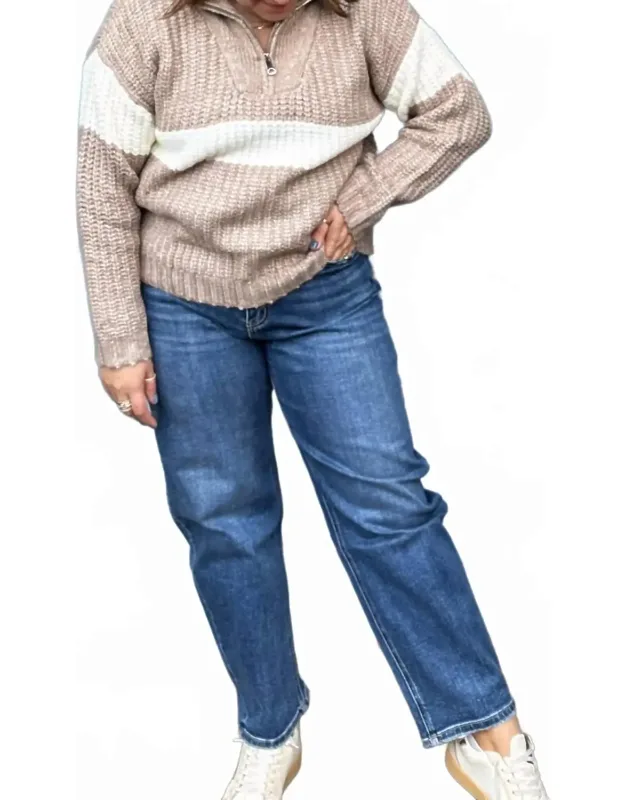 High-rise Barrel Jeans