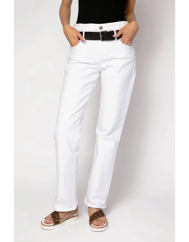 Dexter Jeans With Belt Detail