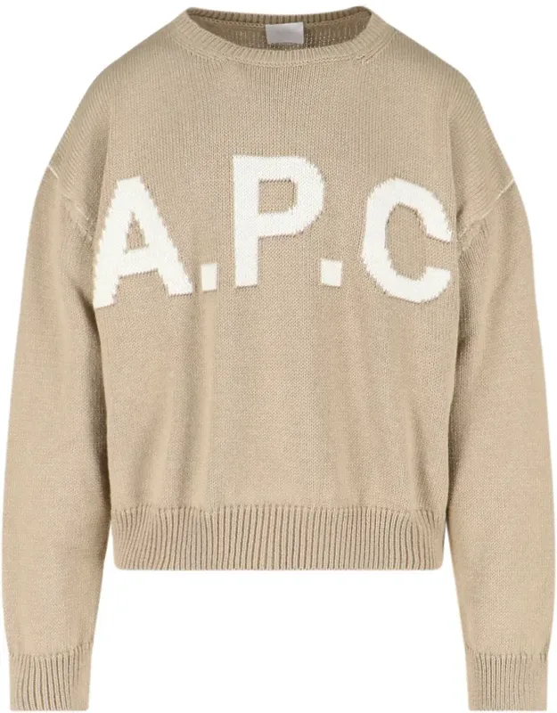 Sweater - Classic Crew Neckline, Long Sleeves, Ribbed Cuffs, Straight-edged Hem