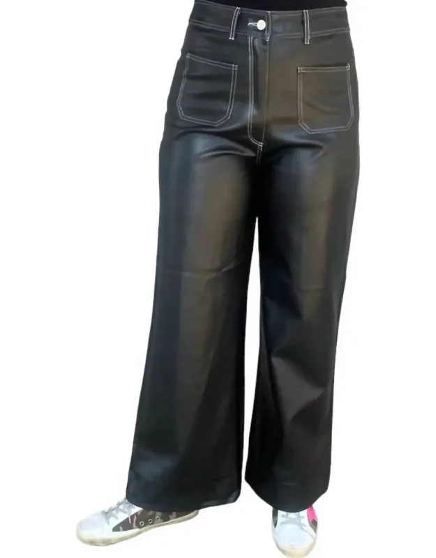 Vegan Leather Pants