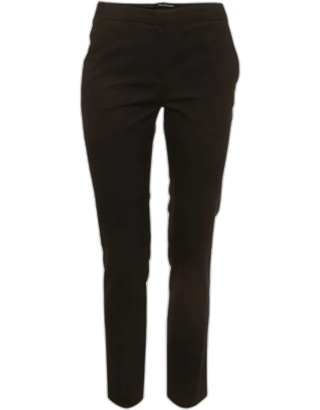 Gabardine Straight Fit Trousers