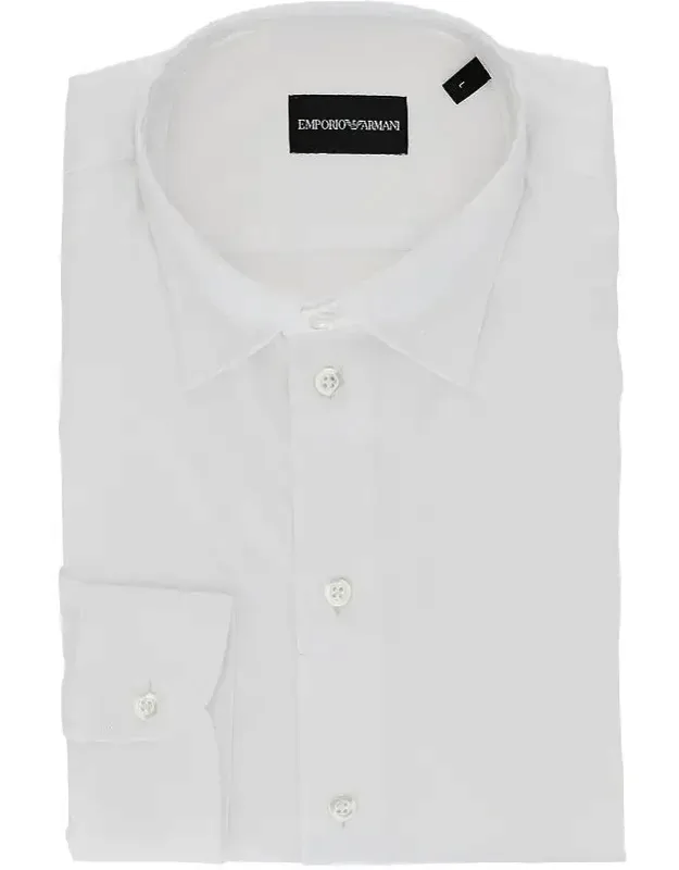 Stretch Cotton Twill Shirt