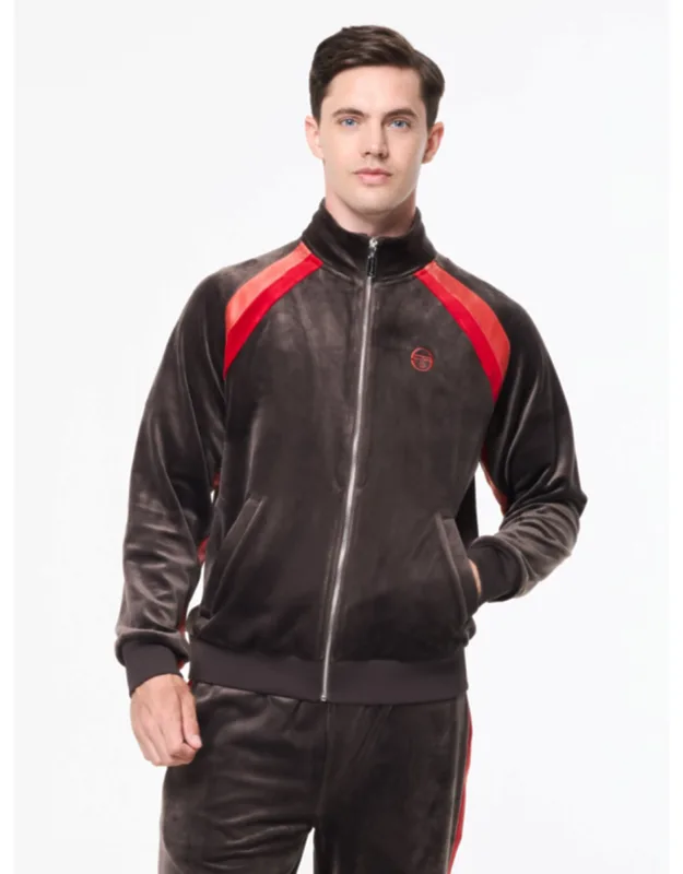 Velour Track Jacket
