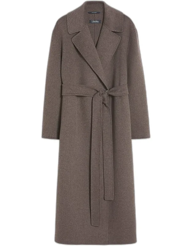 Luna Wool Long Wrap Coat