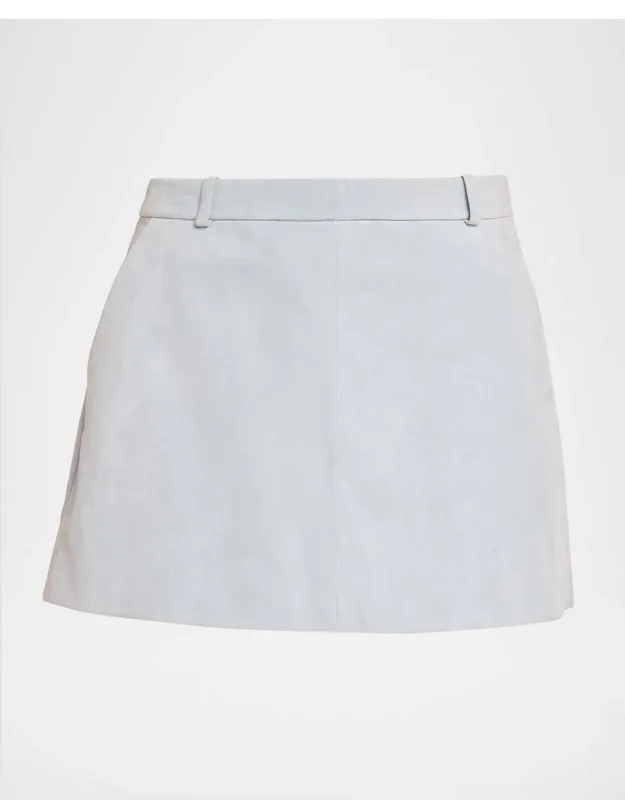 The Suede Mini Skirt