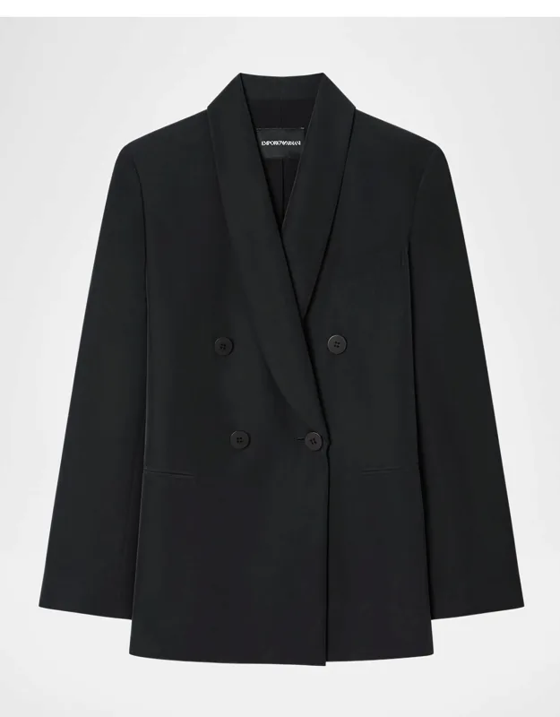 Relaxed Double-breasted Blazer