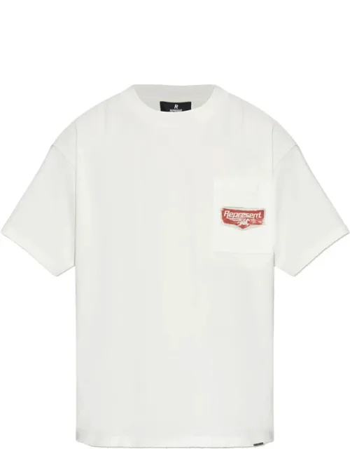 Chest-pocket Graphic-print T-shirt