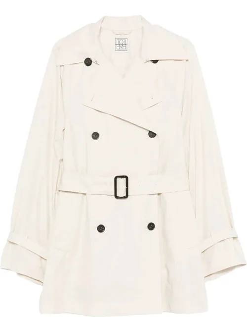 Belted Double-breasted Trench Coat
