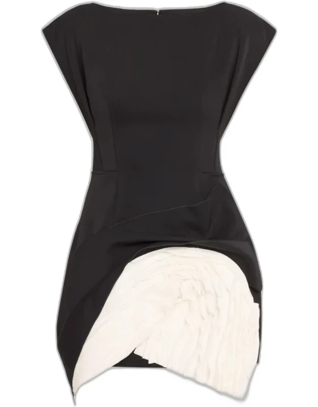 Two-tone Mini Dress