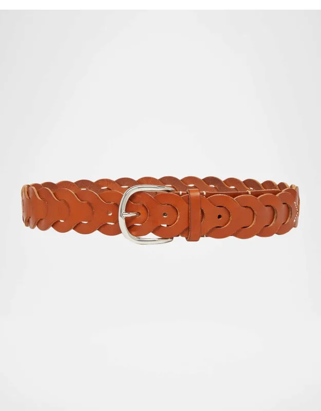 Woven Leather Belt