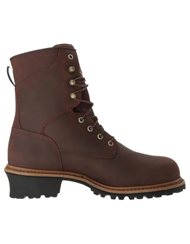 Mesabi 8 Inch Waterproof Insulated Steel Toe Logger Boots