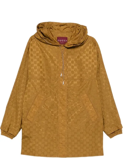Hooded Logo-pattern Jacket