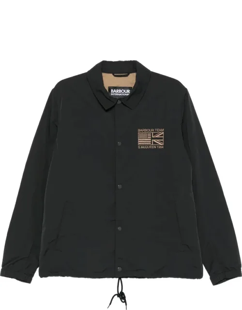 Coach Logo-embroidered Shirt Jacket