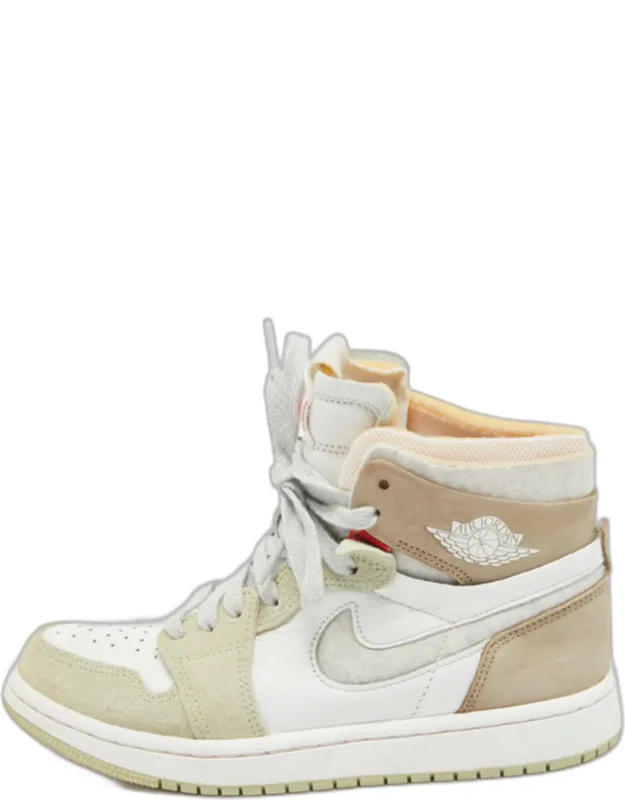 Multicolor Leather High Zoom Air Cmft Olive Aura Sneakers