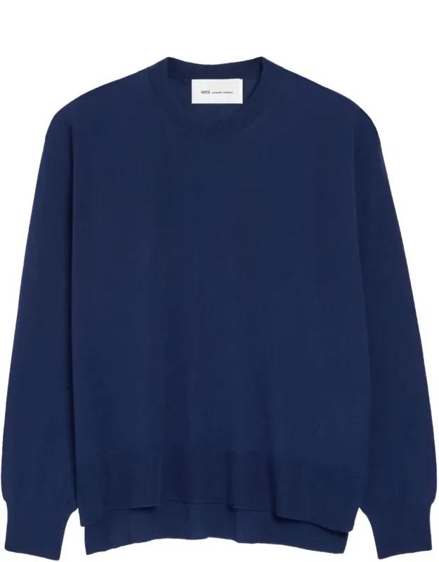 Ribbed Knit Sweatshirt