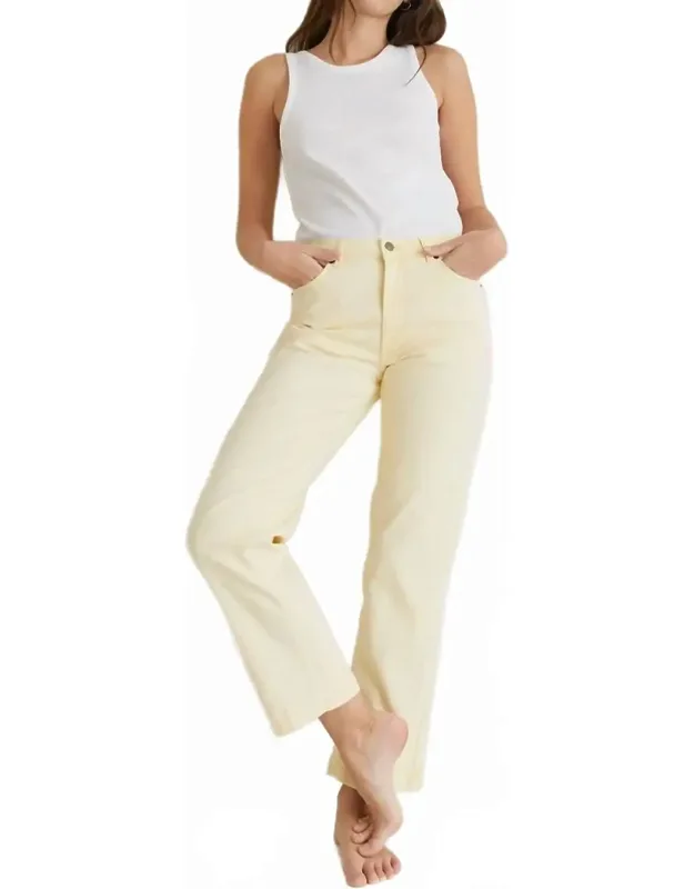 Straight Denim Trousers