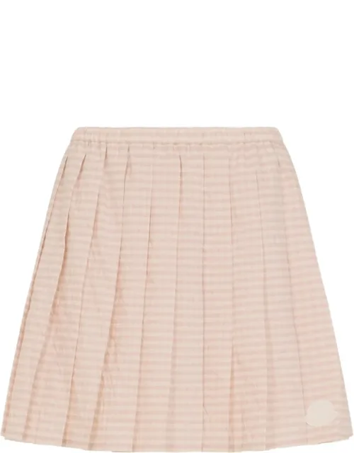 Gingham Pleated Skirt