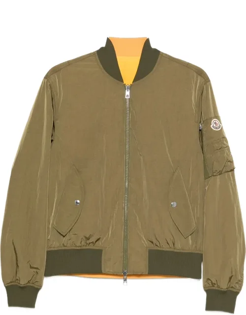 Reversible Logo-patch Bomber Jacket