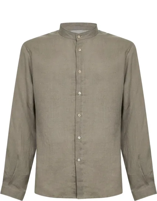 Mandarin-collar Shirt