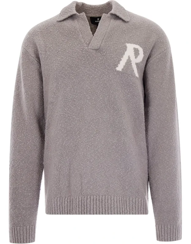Bouclé Logo Polo Shirt