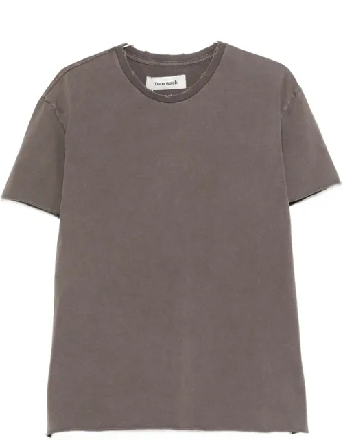 Faded Brown Raw T-shirt