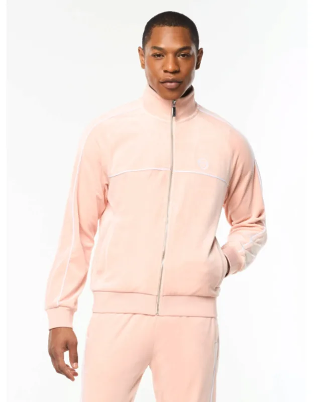 Lioni Track Jacket With Contrast Piping And Embroidered Monogram