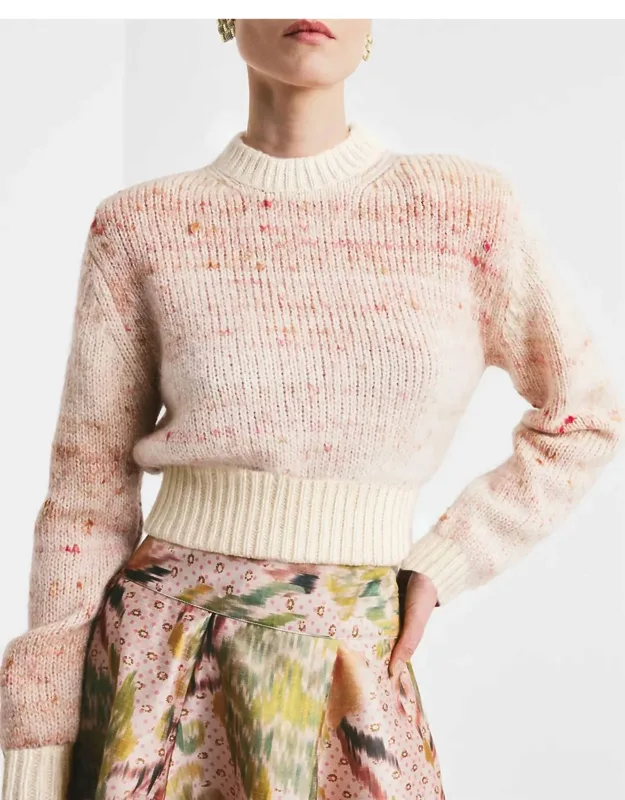 Melange Knit Sweater