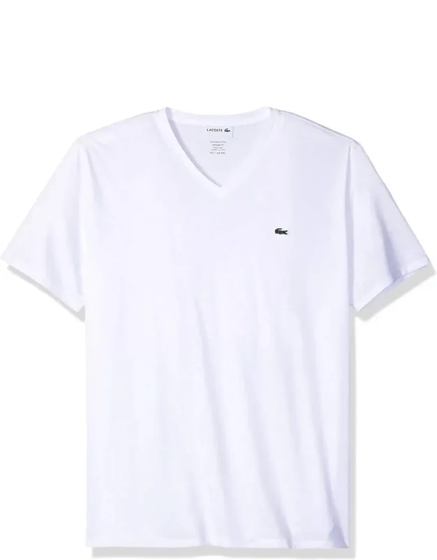 Short Sleeve V-neck Pima Jersey T-shirt