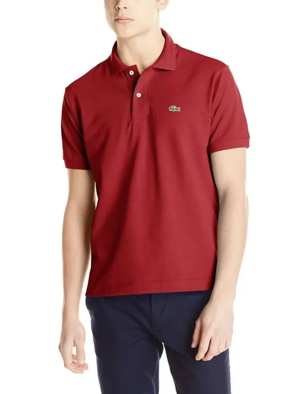 Short Sleeve Pique Polo Shirt