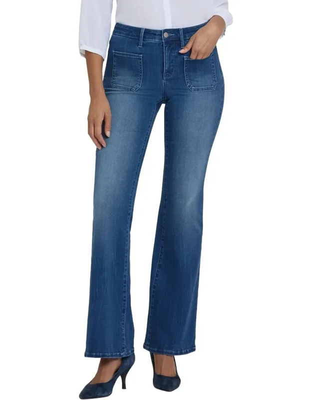 Ava Cool Marine Flare Jeans