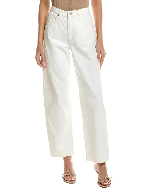 Low Slung Au Natural Clean Barrel Jeans