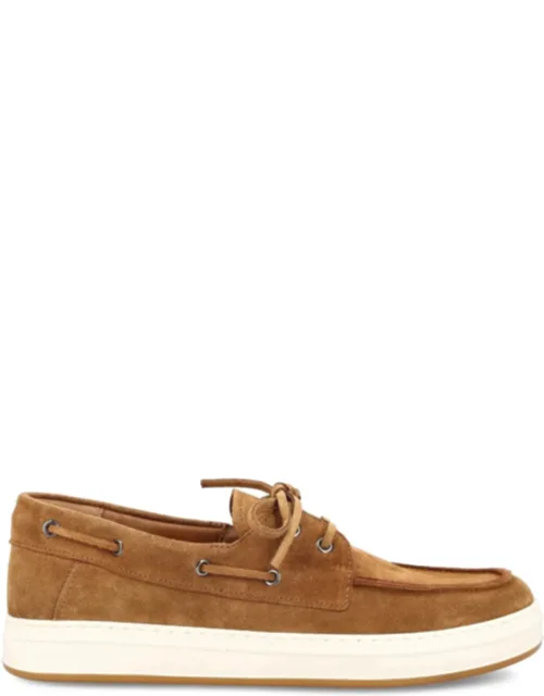 _sneakers With Lace-up Front And Rubber Sole_