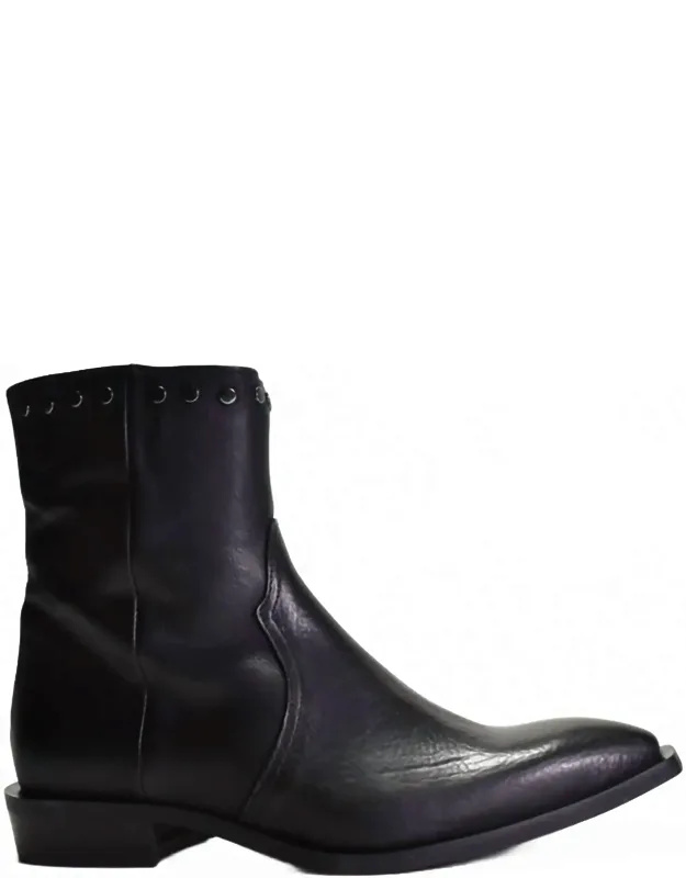 Piper Western Ankle Boots