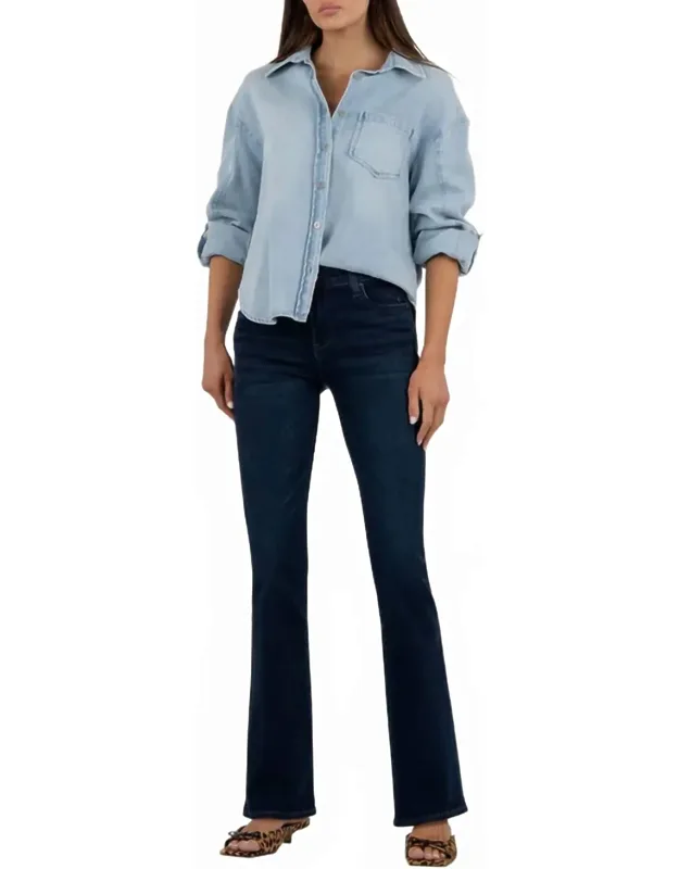Mid Rise Flare Bootcut Jeans