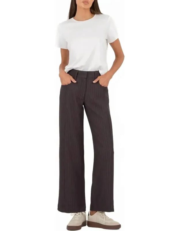 High Rise Wide Leg Trousers