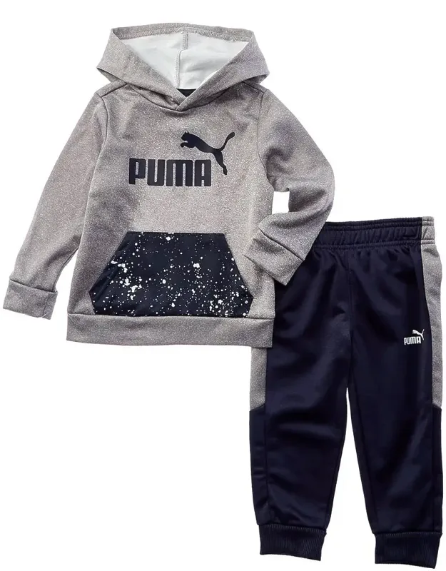 2pc Tech Fleece Pullover Hoodie And Jogger Set