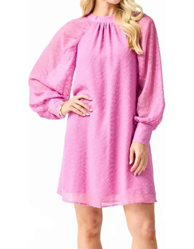 Veronica Mini Dress - Long Sleeve Shift Silhouette