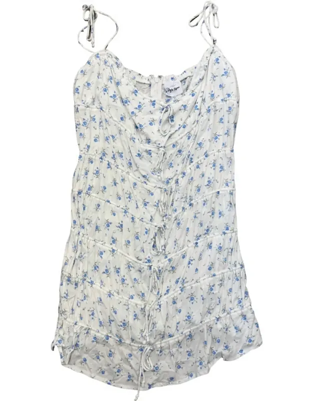 Floral Tiered Mini Dress