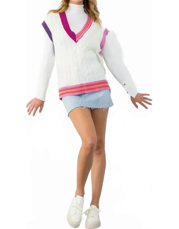 Tennis Anyone Sweater Vest
