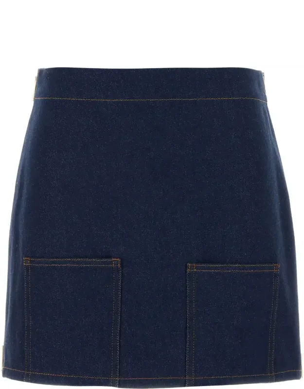 Denim Mini Skirt