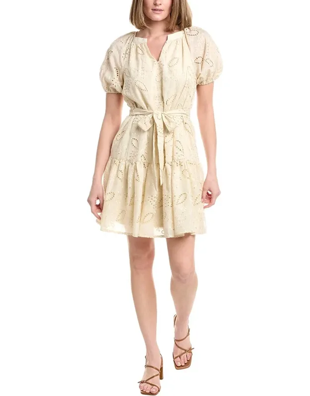 Broderie Mini Dress
