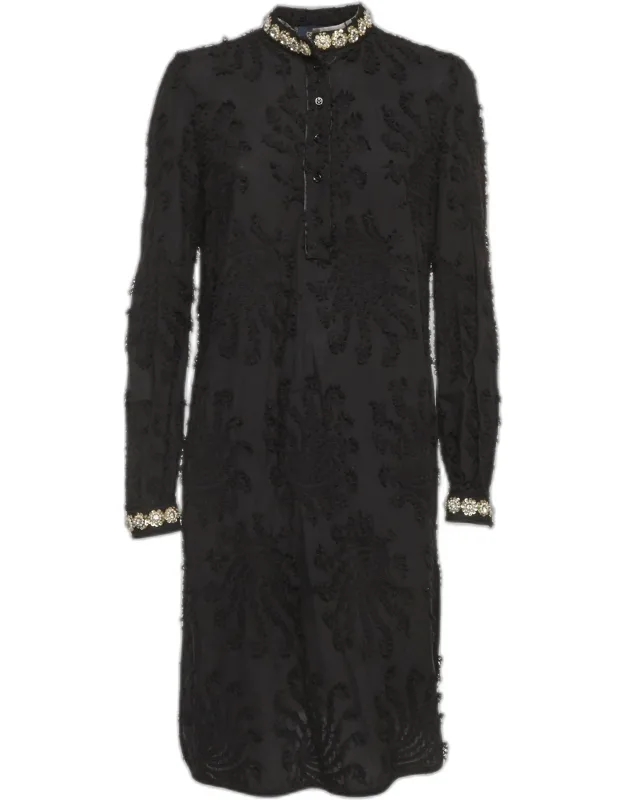 Embellished Mini Dress