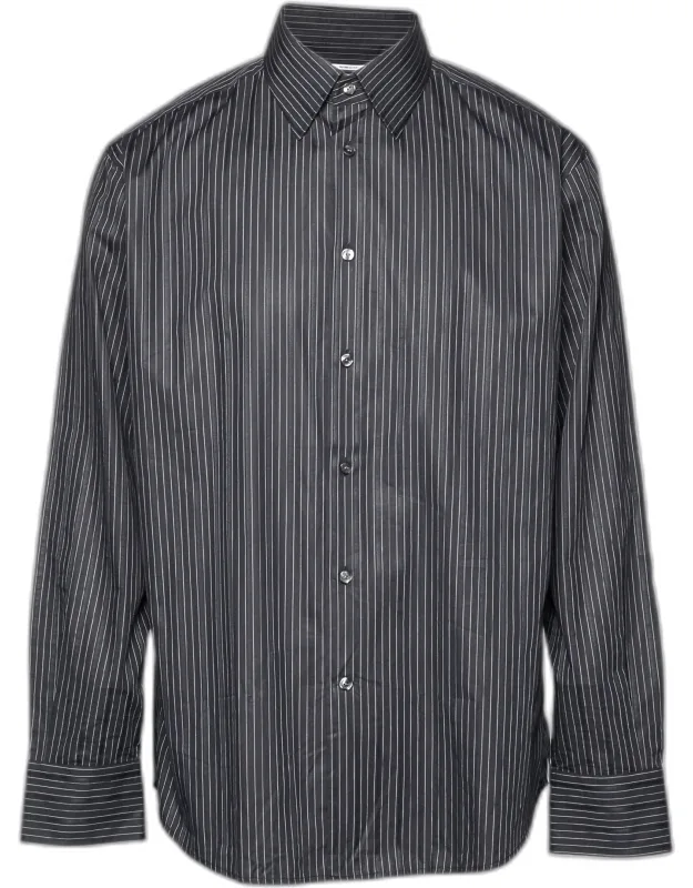 Collection Pin Stripe Cotton Business Fit Shirt