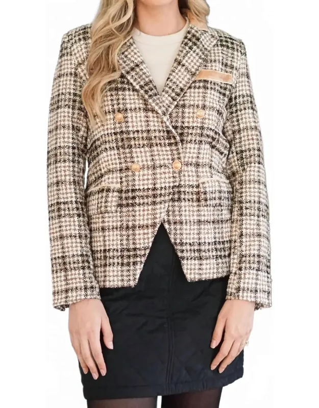 Antoinette Sparkle Tweed Blazer