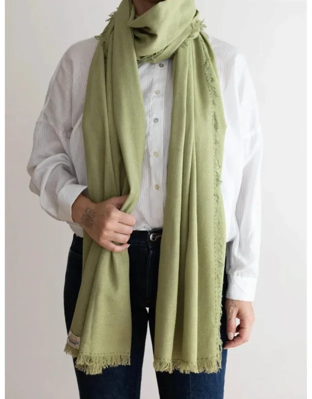 Silk Noil Wrap Scarf