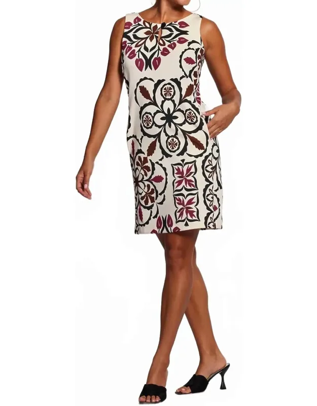 Quilted Palm Dawna Dress