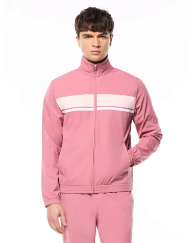 Damarindo Track Jacket - Performance Nylon With Double-stripe Design