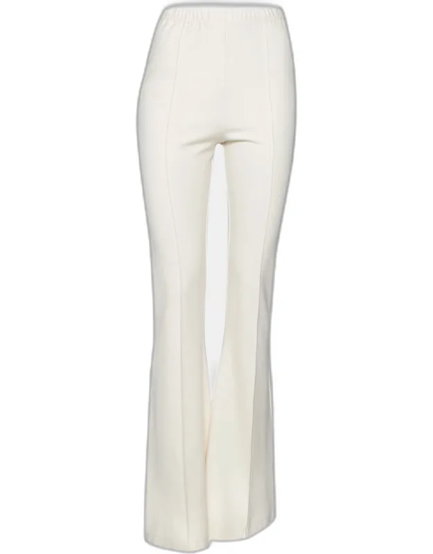 Stretch Knit Flared Pants